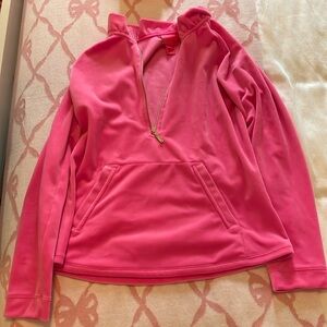 Lily Pulitzer girls velour zip up |size XL|